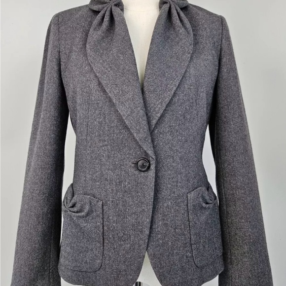 Talbots Gray Jacket Size 12 - Picture 11 of 11